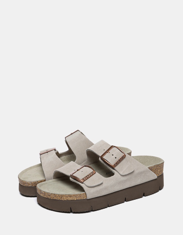 EVERAU - EverAU Ugg Sandal Platform Cow Suede Upper Sandals