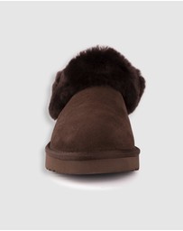 AusWooli Ugg Boots - Coogee Sheepskin Wool Ankle Slippers