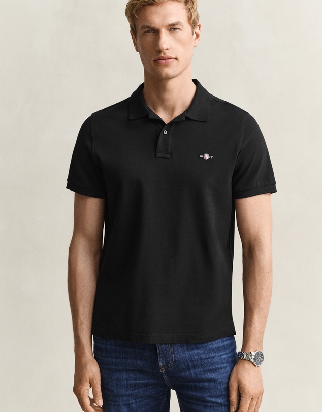 Gant - Regular Fit Shield Piqué Polo Shirt