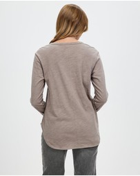 White By FTL - Leo Long Sleeve Tee