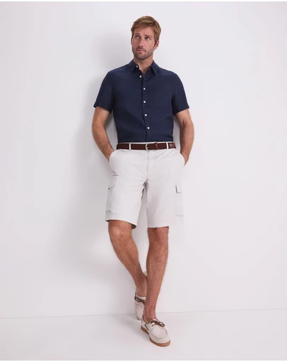 Sportscraft - Short Sleeve Linen Shirt