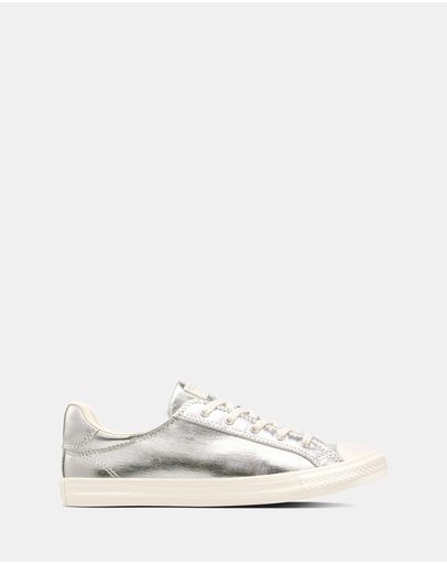 Silver Metallic & Egret