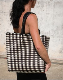 Mimmi Terra - Woven Traveller Tote Tiramisu