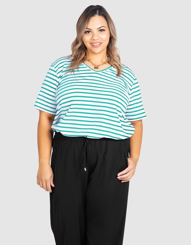 Love Your Wardrobe - Cassie Stripe Tee