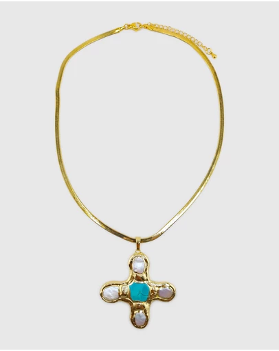 Miz Casa and Co - Evelune Pearl Necklace