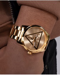 GUESS - Guess triangle 44mm Gold-Tone Analogue Men's Watch