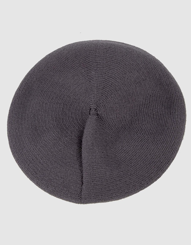 Max Alexander - European Made Dark Grey Soft Wool Beret