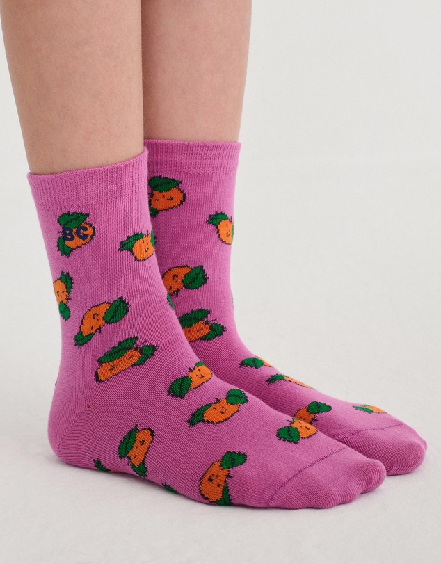 Bobo Choses - Curious Turnip All Over Short Socks - Kids-Teens