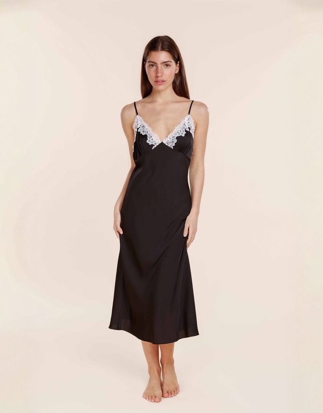 Gingerlilly - Magnolia Silky Satin Long Gown