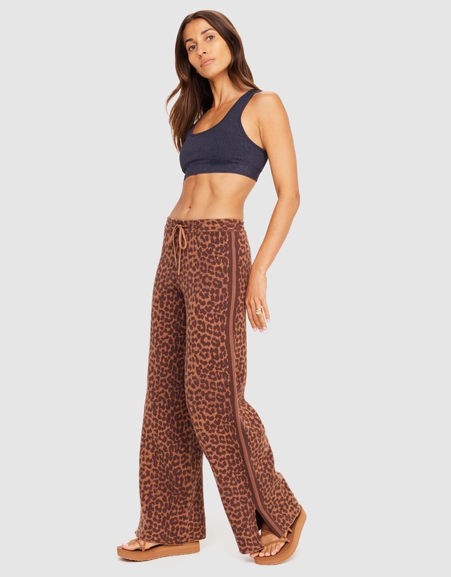 The Upside - Malawi Leopard Freya Knit Pants