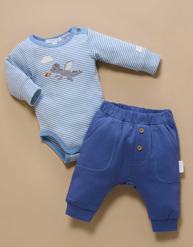 Purebaby - Thick Track Legging -Kids-Babies