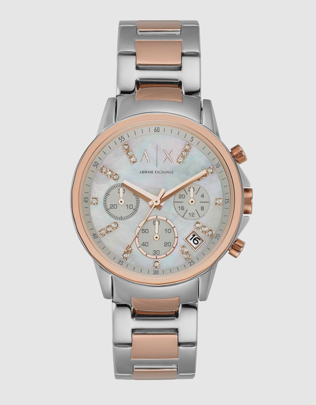 Armani Exchange - Two Tone Chronograph Watch