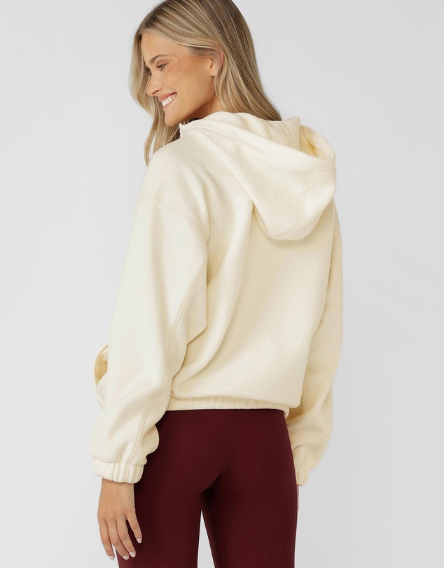 Lorna Jane - Nova Polar Fleece Quarter Zip Hoodie