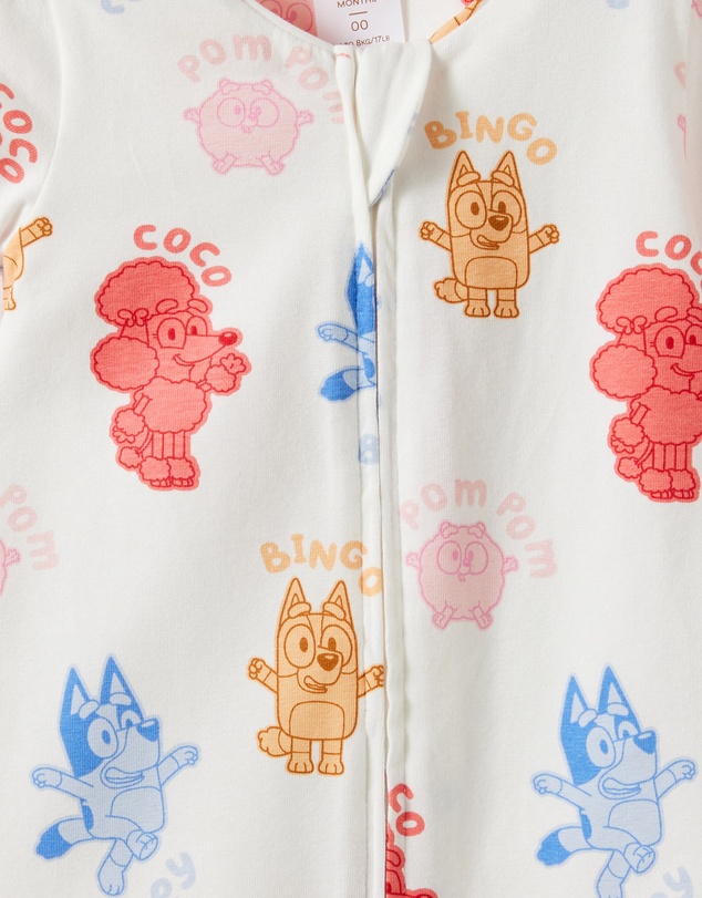 Cotton On Kids - Growie Short Sleeve Zip Romper - License