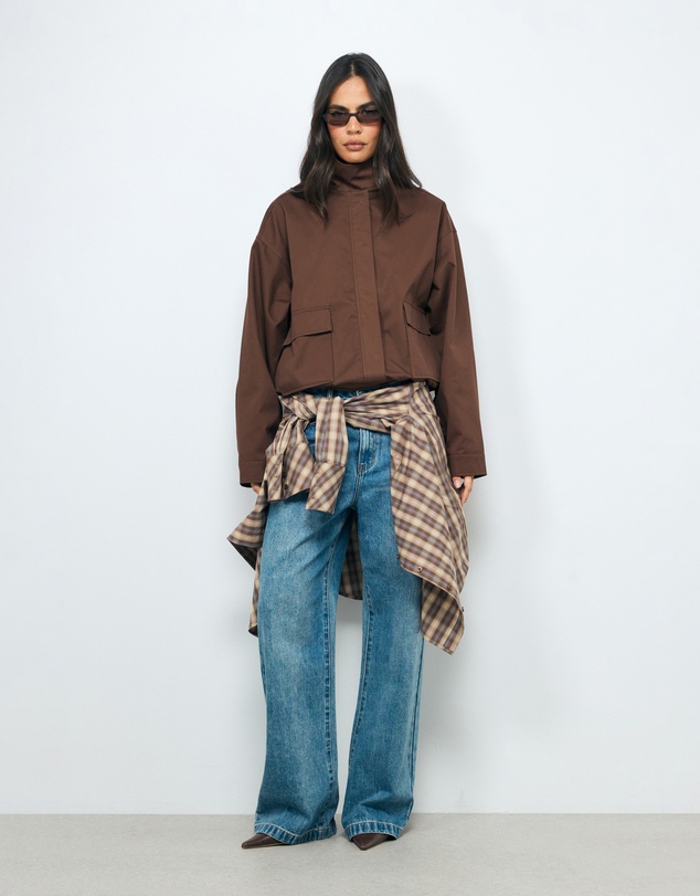 AERE - Maren Relaxed Check Shirt