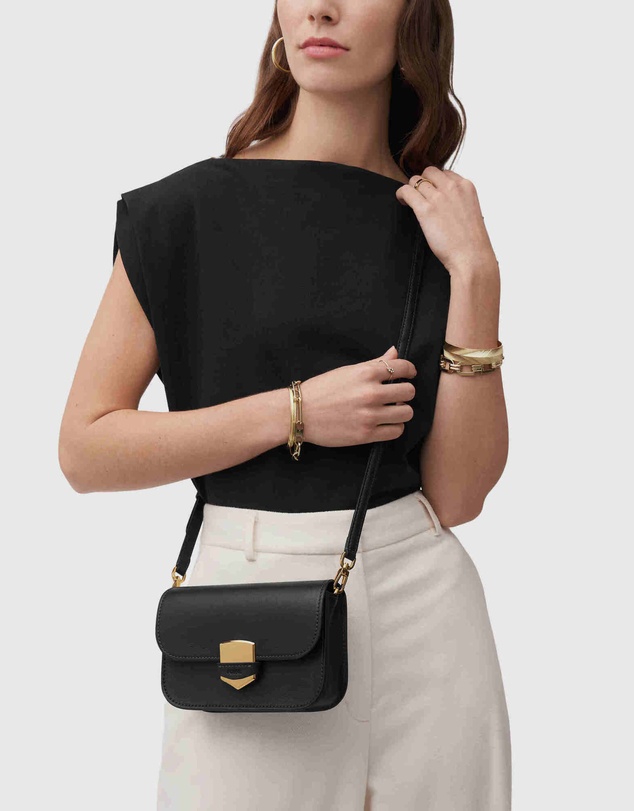 Fossil - Lennox Black Crossbody Bag
