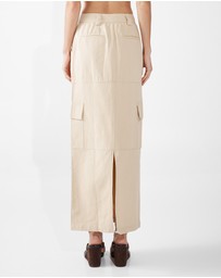 BY.DYLN - Laikon Cargo Maxi Skirt