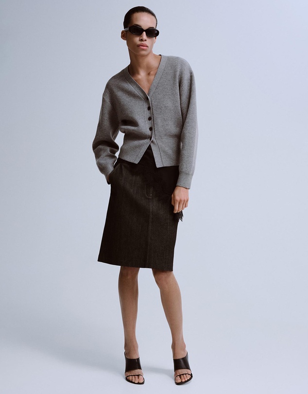 M.N.G - V-Neck Knitted Cardigan