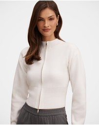 Forever New - Hanna Zip Knitted Jacket