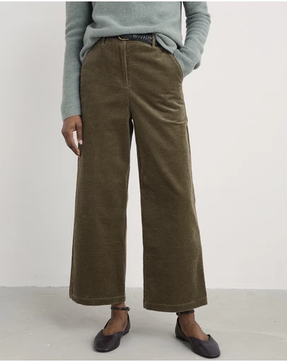 Seasalt - Seasalt Cornwall Green Asphodel Trousers