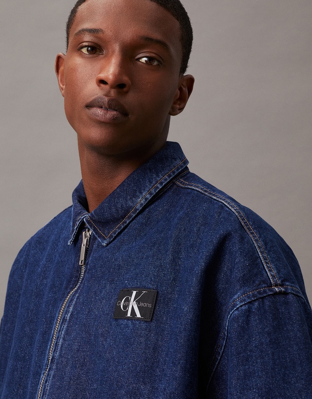 Calvin Klein Jeans - Relaxed Denim Bomber Jacket
