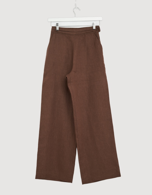 Revibe - Repaired AERE Wren Linen Pants - AU 8