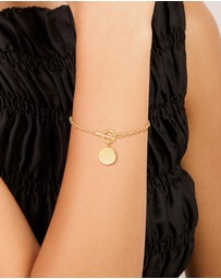 Lovisa - Waterproof Stainless Steel Beloved T & O Bracelet