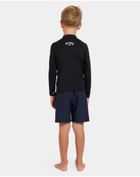 Billabong - Toddlers All Day Arch Regular Fit Short Sleeve Rashguard