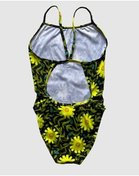Salty Johnson - Sunflowers Thin Strap One Piece