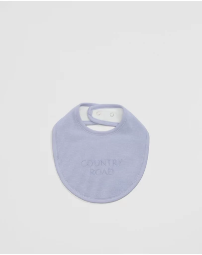 Country Road - Organically Grown Cotton Waffle Bib