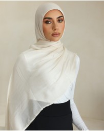 Mod Squad - Double Stitch Hijab- Snow