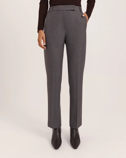 SABA - Jill Check Slim Leg Pant