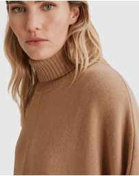 Country Road - High Neck Poncho
