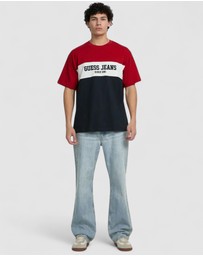 GUESS Jeans - GUESS JEANS Oversized Horizontal Stripe T-Shirt