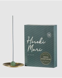 MAHO Sensory - Hoseki Mari - Green Aventurine crystal Incense burner
