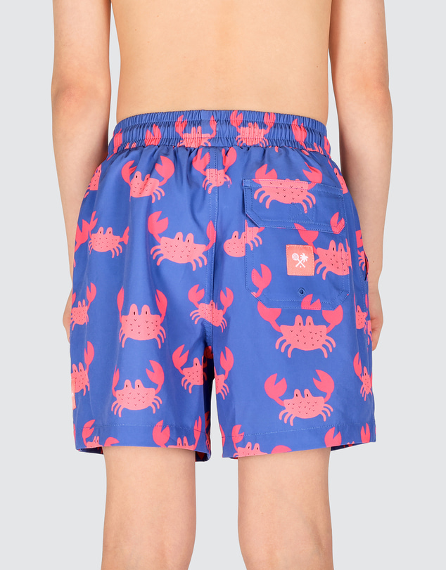 Skwosh - Mr Pinchy Boys Eco Swim Shorts in Blue