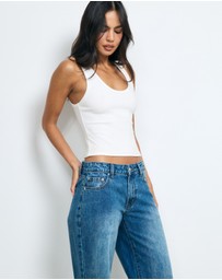 AERE - Low Rise Relaxed Jeans