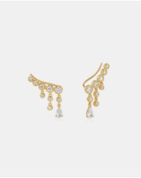 Ania Haie - Ania Haie Gold Molten Cascade Bar Climbers