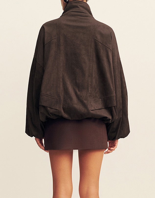 Shona Joy - Ernest Funnel Neck Bomber Jacket