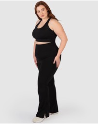 B Free Intimate Apparel - Flare Leggings | High Waisted & Pet Hair Resistant