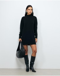 AERE - Elora Wool Blend Knit Dress