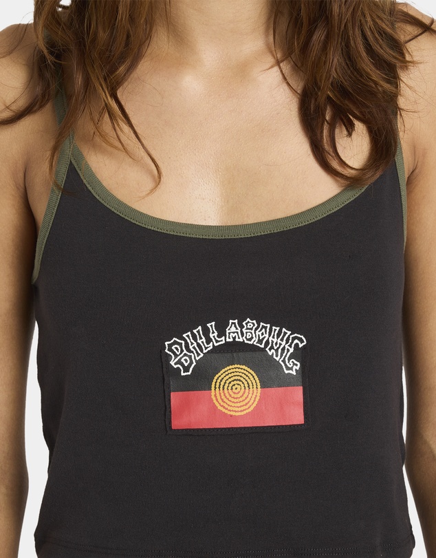 Billabong - Womens Otis Flag Cropped Tank