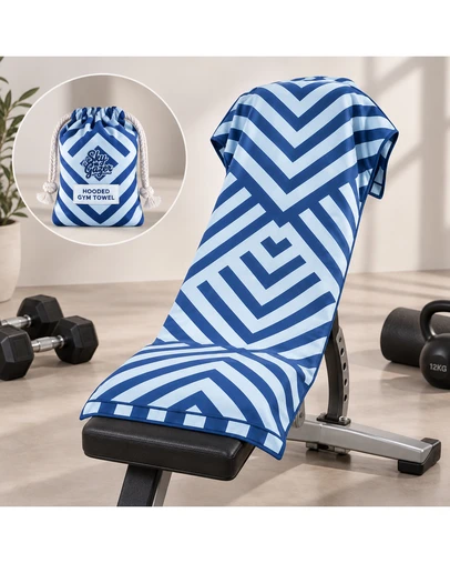 Sky Gazer - Hooded Gym Towel
