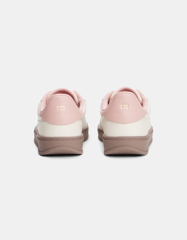 Tommy Hilfiger - Leather Monogram Court Trainers - Women's