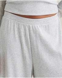 Papinelle - Soft Baby Rib Full Length Wide Leg Pant