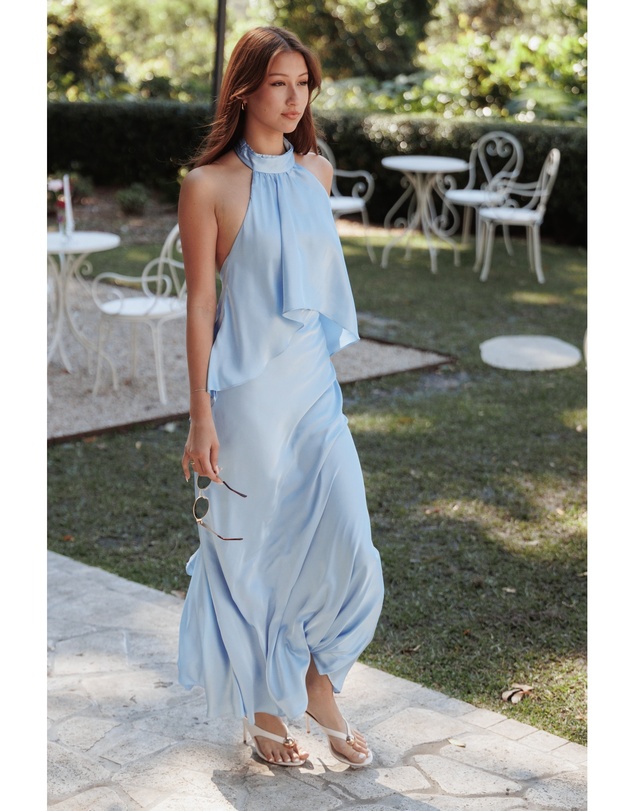 Petal & Pup - Nyomi Maxi Dress - Pale Blue