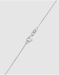 Elli Jewelry - Necklace Ribbon Zirconia 925 Sterling Silver