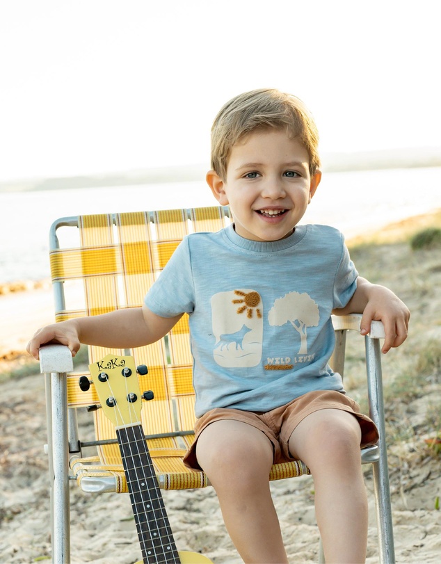 Fox & Finch - Wildlings Born to Be Wild Tee - Babies-Kids