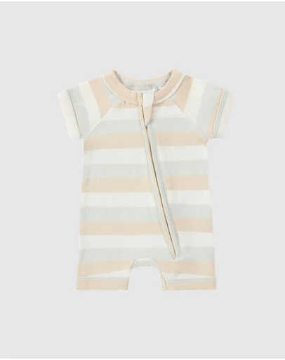 Susukoshi - Zip Suit Short Sleeves With Shorts