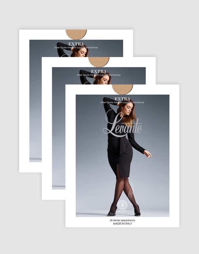 Levante - 3 Pack Extra Support Pantyhose